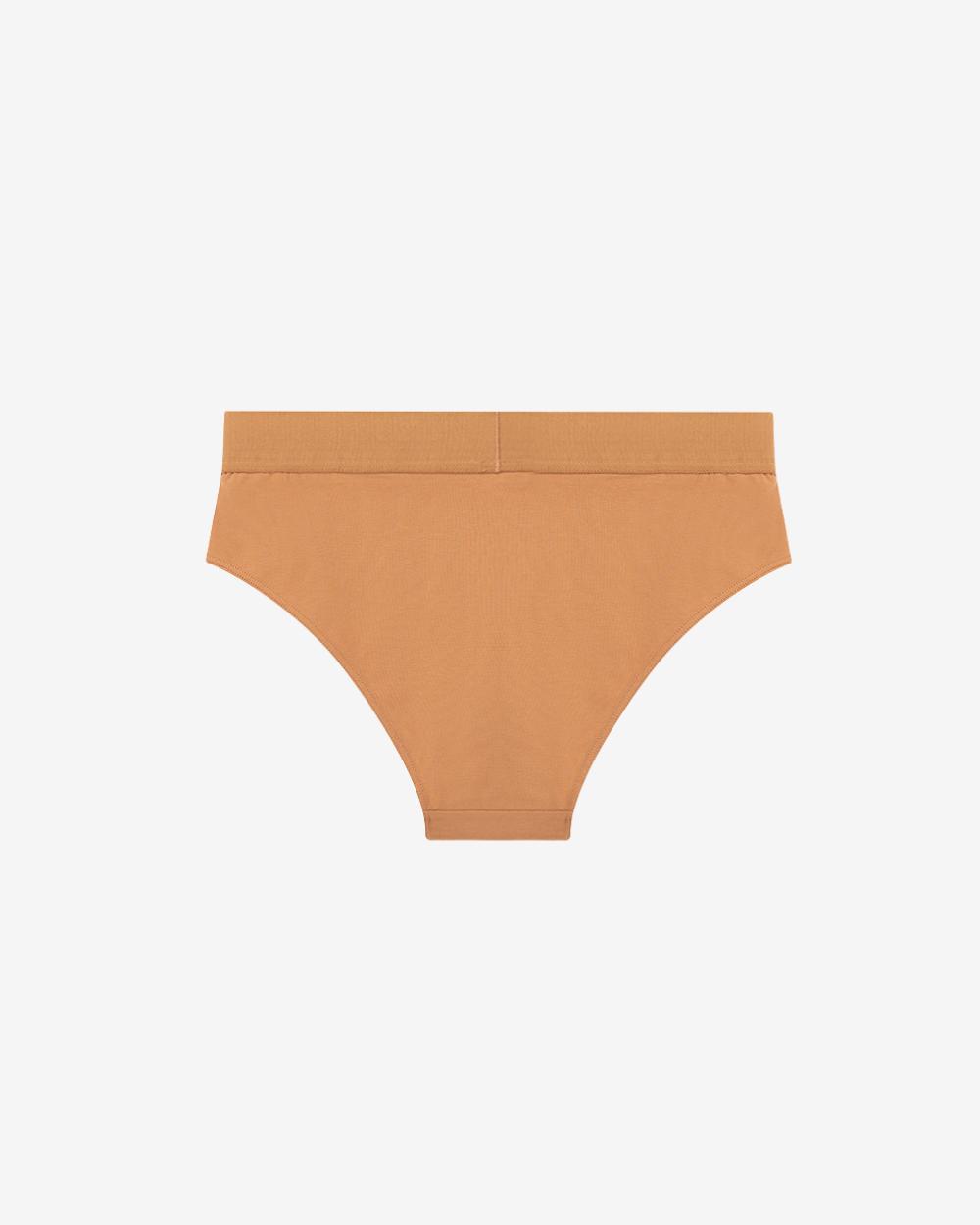 Back view of Intyra beige seamless panty showing smooth seamless fit and comfortable coverage
