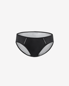 Close-up of the Midnight Allure Bikini Brief showcasing sheer mesh detailing and ultra-soft stretch fabric.