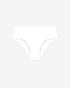 Pure Serenity Seamless Brief in classic white featuring a smooth invisible finish and ultra-soft minimalist styling.